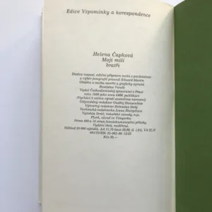 Moji milí bratři, Helena Čapková