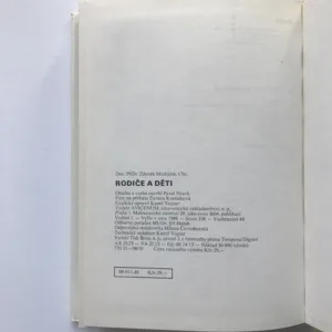 Rodiče a děti, Zdeněk Matějček