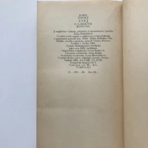 Esej o lidském rozumu, John Locke