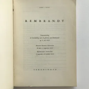 Rembrandt – tekeningen (výkresy)