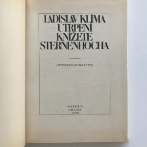 Utrpení knížete Sternenhocha, Ladislav Klíma, Karel Nepraš