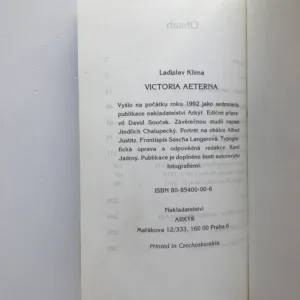 Victoria Aeterna, Ladislav Klíma