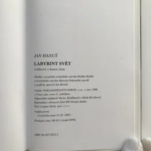 Labyrint svět – Svědectví z konce času, Jan Hanuš