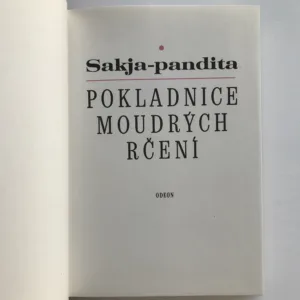 Pokladnice moudrých rčení, Sakja-pandita