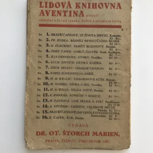 Loupežník, Karel Čapek