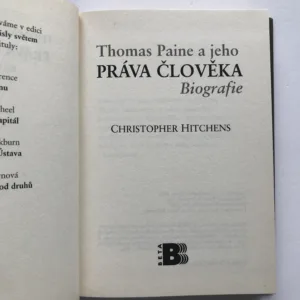 Thomas Paine a jeho Práva člověka, Christopher Hitchens