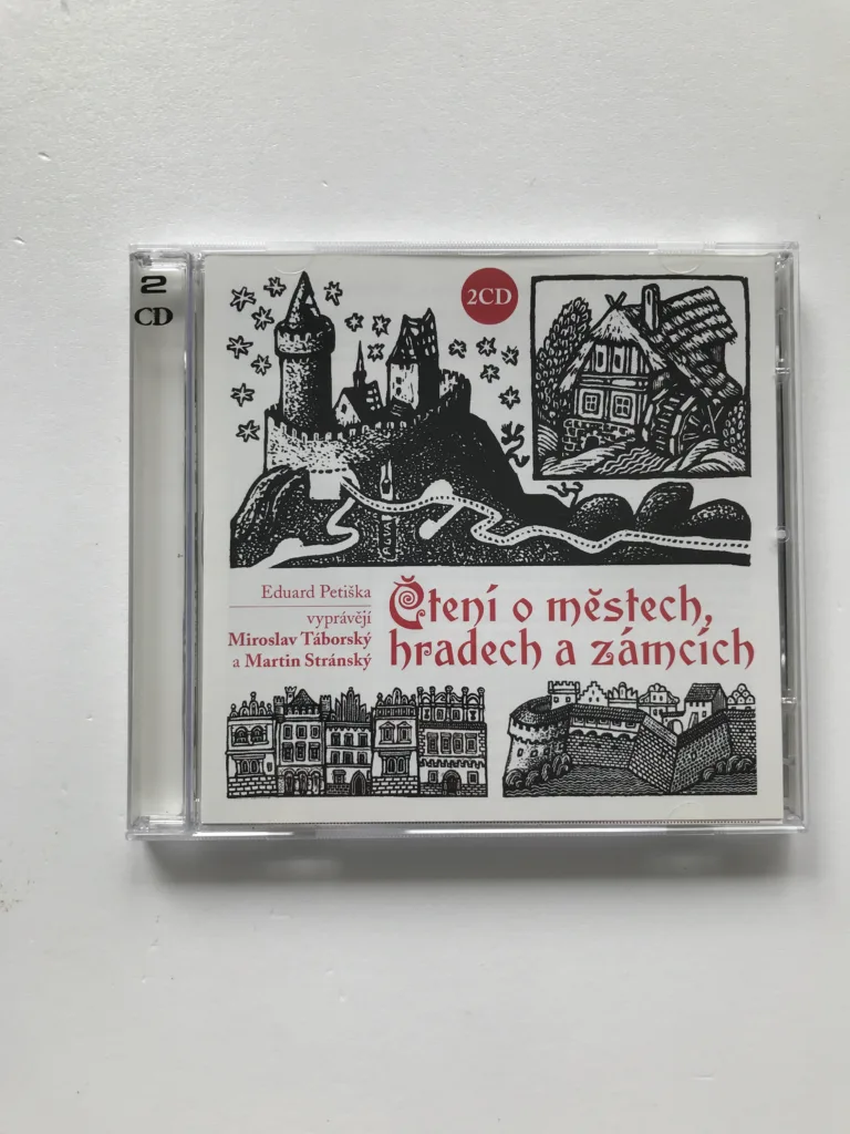 Čtení o městech, hradech a zámcích (2CD), Eduard Petiška, Miroslav Táborský, Martin Stránský