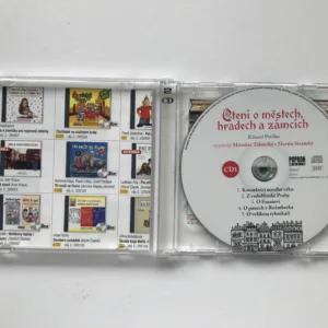 Čtení o městech, hradech a zámcích (2CD), Eduard Petiška, Miroslav Táborský, Martin Stránský