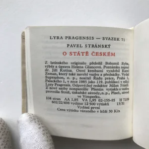 O státě českém, Pavel Stránský, Karel Zeman