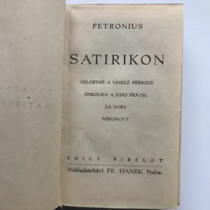 Satirikon, Petronius