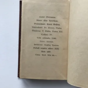 Satirikon, Petronius