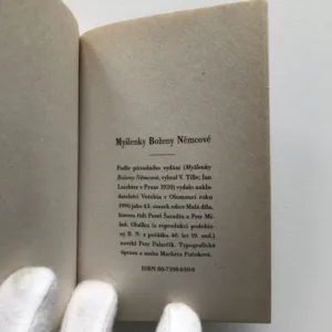 Myšlenky Boženy Němcové, Václav Tille