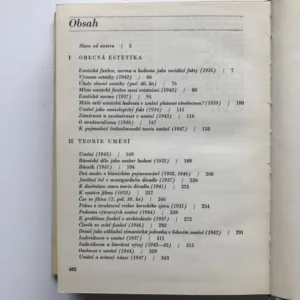 Studie z estetiky, Jan Mukařovský