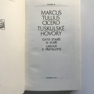 Tuskulské hovory, Marcus Tullius Cicero