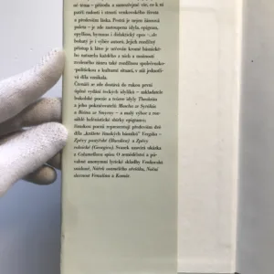 Písně pastvin a lesů, Theokritos, Moschos, Bión, Columella, Vergilius