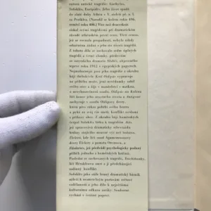 Tragédie, Sofoklés