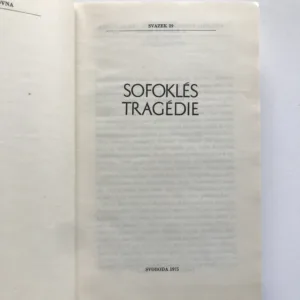 Tragédie, Sofoklés
