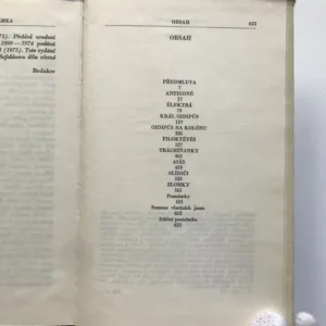 Tragédie, Sofoklés