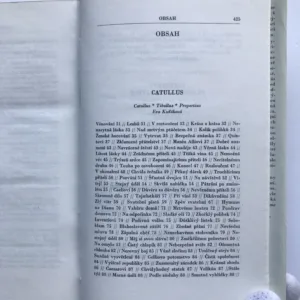 Pěvci lásky, Catullus, Tibullus, Propertius