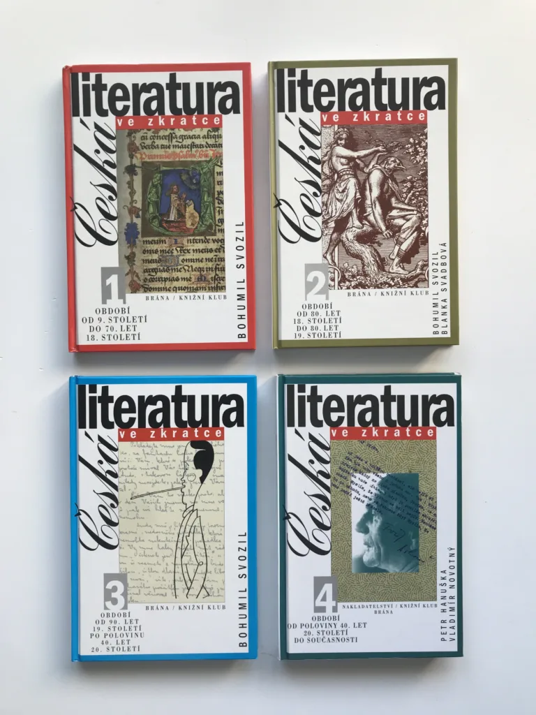Česká literatura ve zkratce 1-4, Bohumil Svozil, Blanka Svadbová, Petr Hanuška, Vladimír Novotný