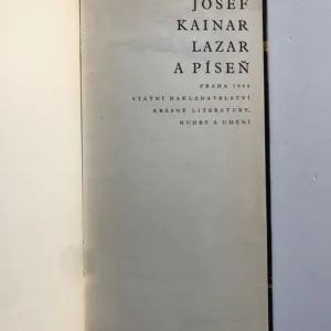 Lazar a píseň, Josef Kainar