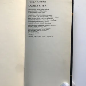 Lazar a píseň, Josef Kainar