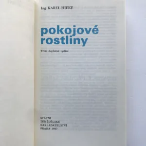 Pokojové rostliny, Karel Hieke