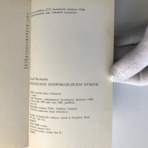 Sociologie znepokojujících otázek, Karel Rychtařík