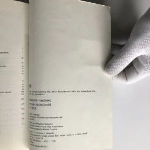 Soudobé tendence vývoje národností v ČSSR, Gabriela Sokolová, kolektiv autorů