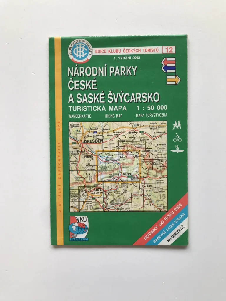 Národní parky České a Saské Švýcarsko (1:50 000)