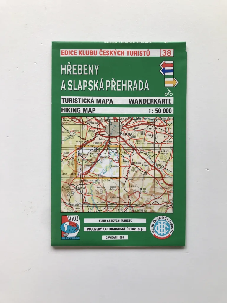 Hřebeny a Slapská přehrada (1:50 000)