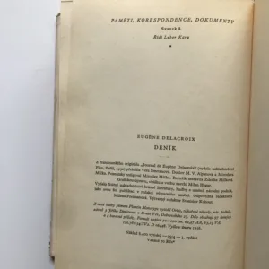 Deník, Eugéne Delacroix