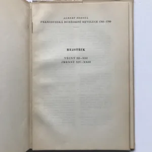 Francouzská buržoasní revoluce 1789-1799, Albert Soboul