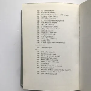 Milostný deník, André Chénier