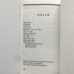 Madonna, Julia Edenhofer