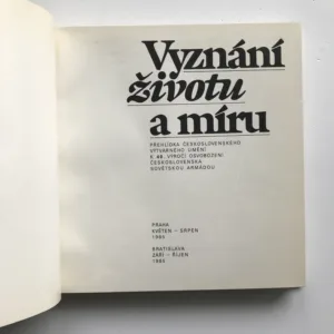 Vyznání životu a míru