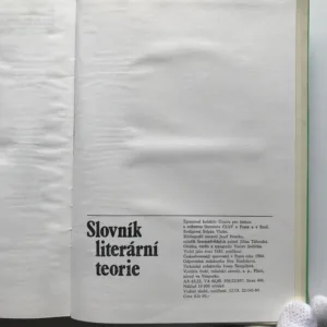 Slovník literární teorie, Štěpán Vlašín, kolektiv autorů