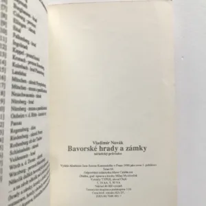 Bavorské hrady a zámky (Turistický průvodce), Vladimír Novák