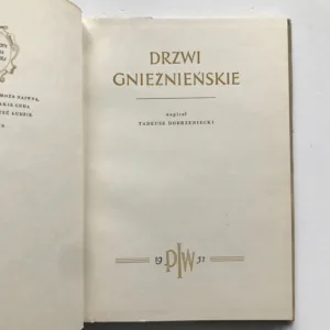Drzwi Gnieznienskie, Tadeusz Dobrzeniecki