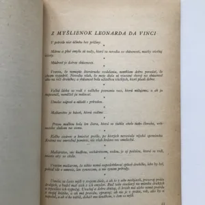 Leonardo da Vinci (K 500. výročiu narodenia)