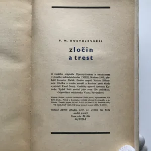 Zločin a trest, Fjodor Michajlovič Dostojevskij