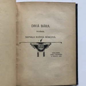 Pan učitel / Divá Bára / Chyže pod horami, Božena Němcová