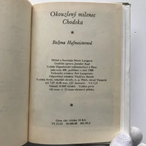 Okouzlený milenec Chodska (Vzpomínky na Jindřicha Šimona Baara), Božena Hofmeisterová