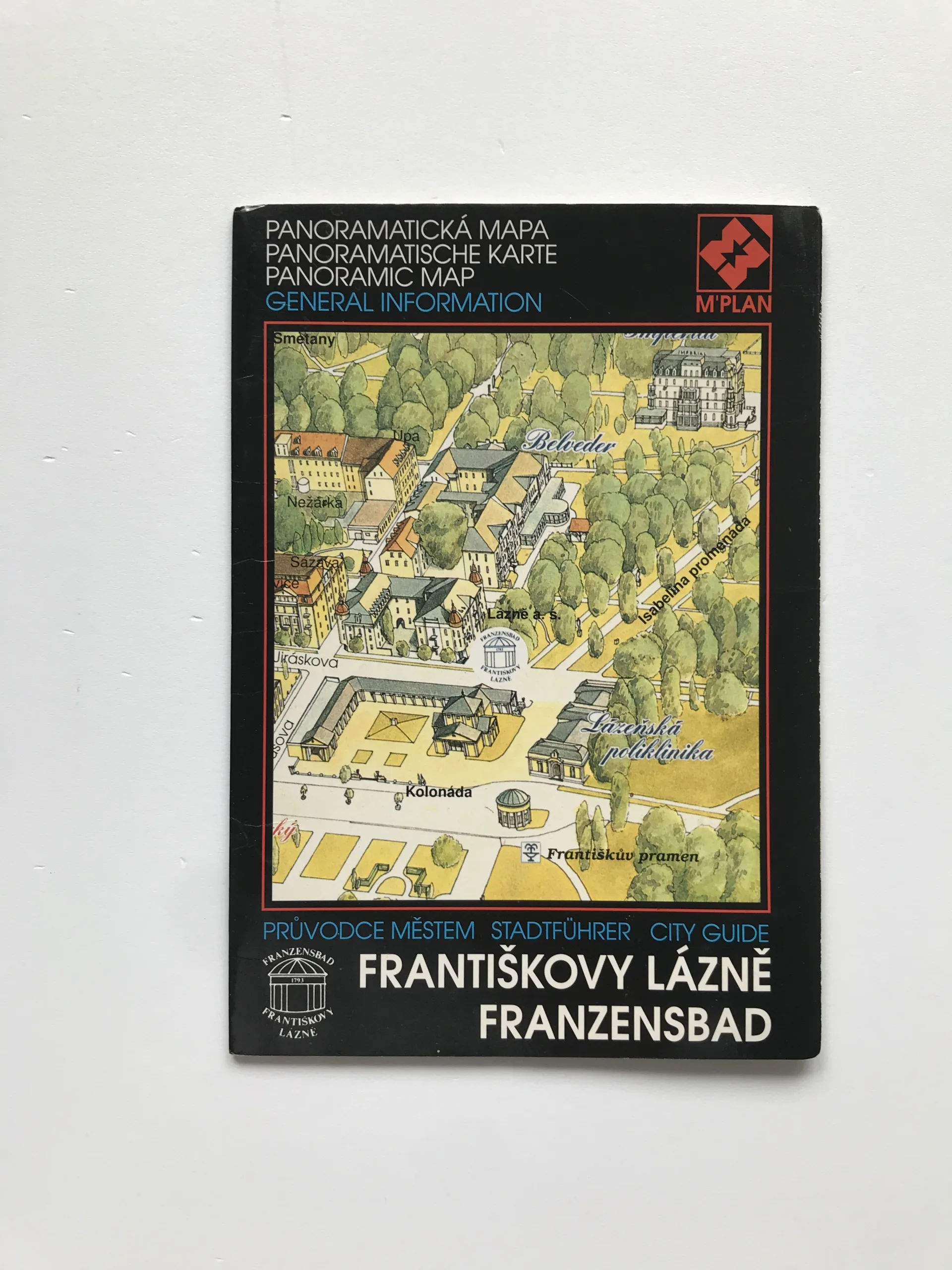 Františkovy lázně – panoramatická mapa, Radek Míka
