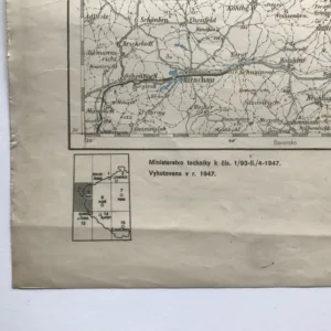 Cheb – Státní a okresní silnice (1:200 000)