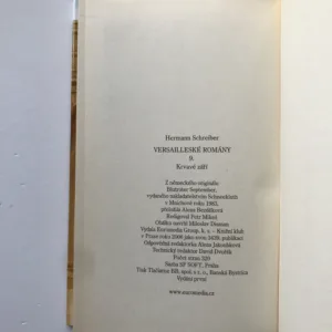 Krvavé září (Versaillleské romány IX), Hermann Schreiber