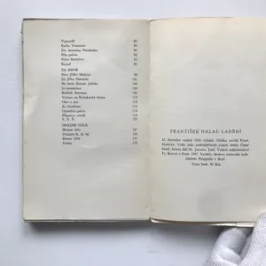 Ladění, František Halas