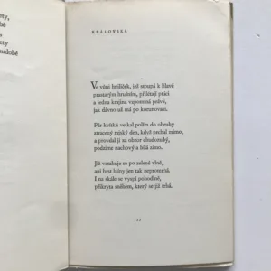 Krásná po chudobě, František Hrubín