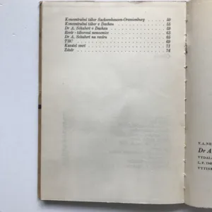 Dr. Aug. Schubert, dachauský vězeň č. 27.127, Václav Antonín Nesnídal