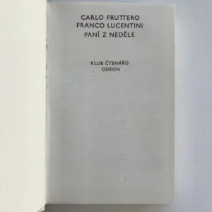 Paní z neděle, Carlo Fruttero, Franco Lucentini